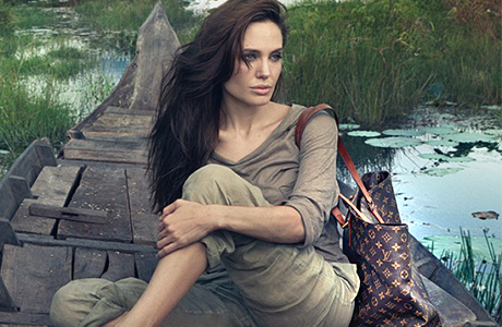 Анджелина Джоли в рекламной компании Louis Vuitton