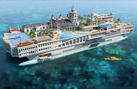 Yacht Design on Streets Of Monaco      Yacht Island Design