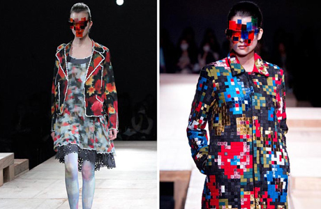 Интересным решением осенне-зимней коллекции мастера стали «платья-3D»