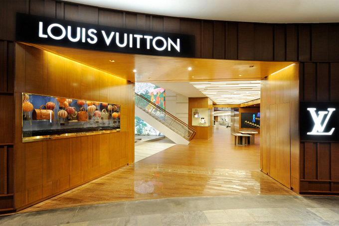 Louis Vuitton Maison находится в центре Сингапура