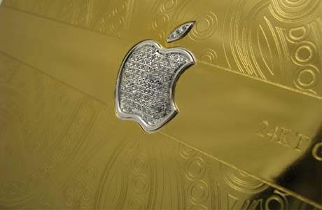 Macbook Pro 24kt Gold & Diamonds