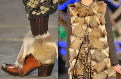 Модный образ зимы 2012 - строго и романтично