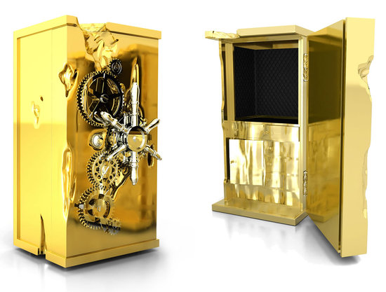 Стиль жизни : Компания Boca do Lobo создала сейф из чистого золота