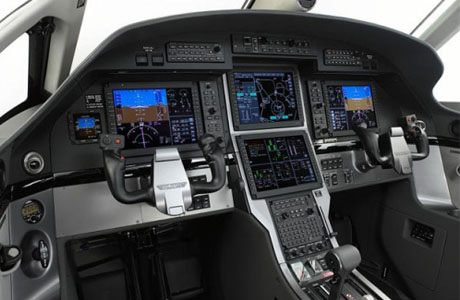 Кабина пилота Pilatus PC12NG