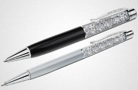 Новогодние подарки: Swarovski яркие ручки 
