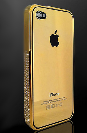 Золотой iPhone от Crystal Rocked