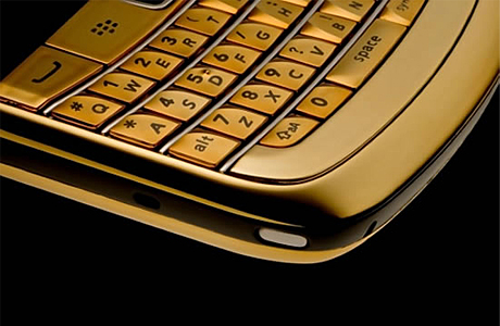Blackberry золотой телефон