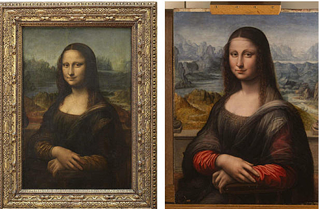 Леонардо да Винчи "Мона Лиза" и ее копия