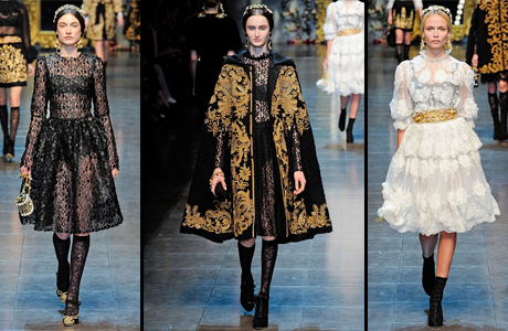 Неделя моды в Милане - показ Dolce&Gabbana