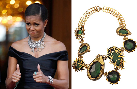 Модные украшения Мишель Обамы