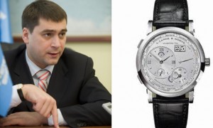 Максим Луцкий носит часы от A. Lange & Sohne Watches