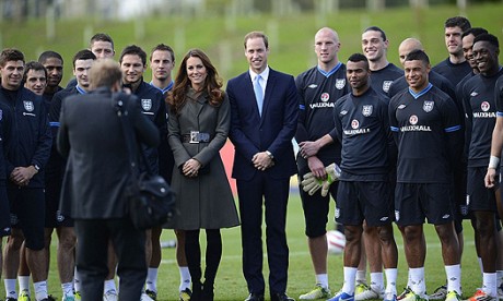 Монархи на открытии St. George's Park