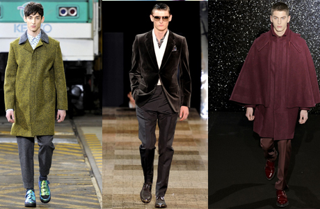 Модная одежда для мужчин: осень 2012
