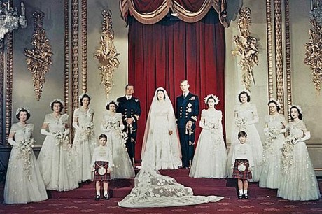 Елизавета II - свадьба принцессы в 1947