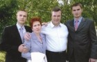 Семья президента Украины Виктора Януковича