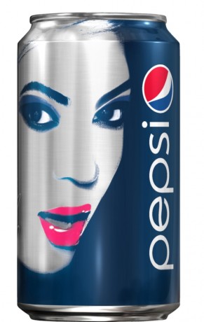 Банка Pepsi с портретом звезды