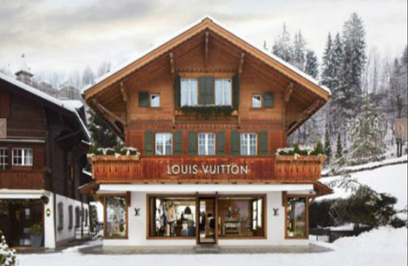 Louis Vuitton открыл бутик в Гштаде