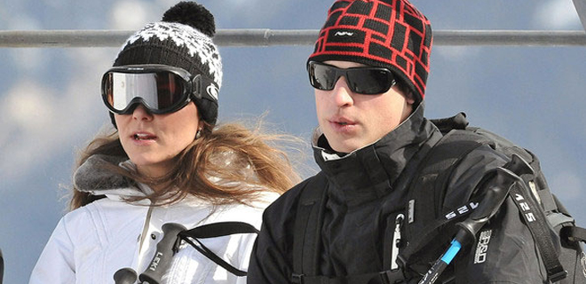 Кейт Миддлтон и принц Уильям обожают кататься на лыжах