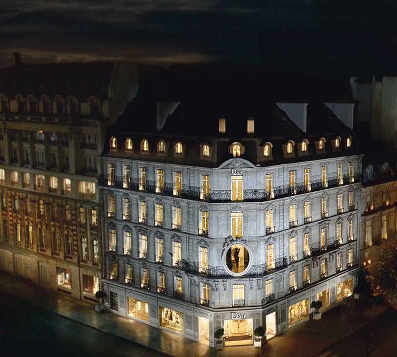 Дом моды Dior на авеню Монтень