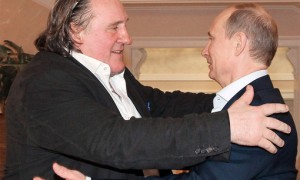 Жерар Депардье на встрече с Владимиром Путиным