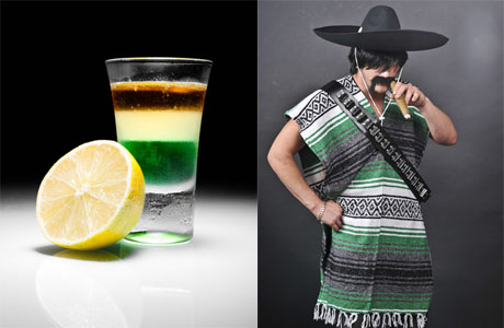 Коктейль "Зеленый мексиканец" придумали на Украине!