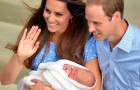 Кейт Миддлтон и принц Уильям и их сын Джордж