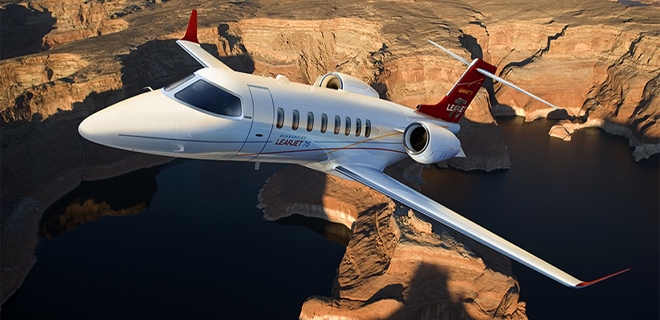 Самолет Bombardier Learjet 75: захватывающие технические инновации