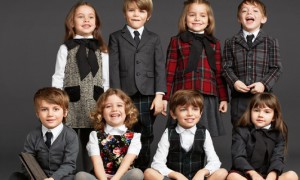 Школьная форма от Dolce & Gabbana: коллекция осень 2013 для малышей