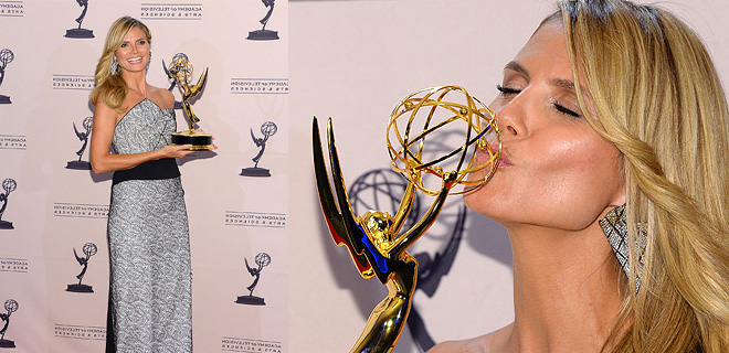 Хайди Клум получила награду Emmy