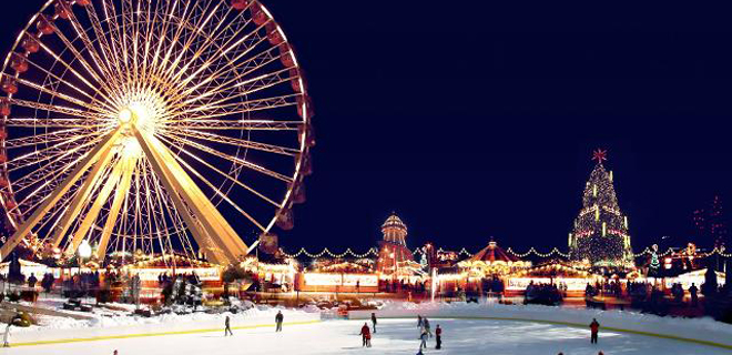 Парк Winter Wonderland в Лондоне