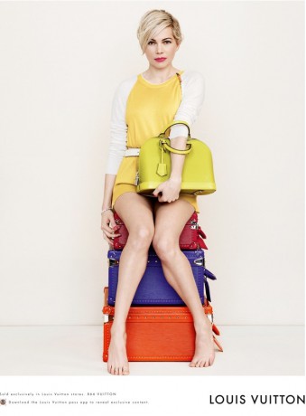 Мишель Уильямс снялась для рекламной компании сумок Louis Vuitton