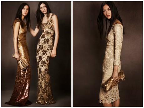 Роскошь золота: коллекция одежды Burberry
