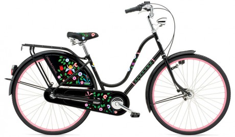 Велосипед ELECTRA Amsterdam Girard 3i Black Tree of Life