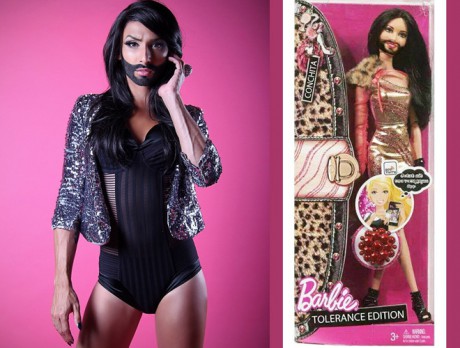 Победительница "Евровидения-2014" в образе куклы Барби