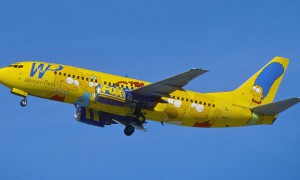 Самолет с изображением Симпсонов
