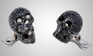 Ювелирные запонки-черепа Skull Cufflinks