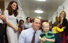 Кейт Мидллтон и принц Уильям помогают детям