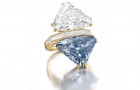 Уникальное кольцо Bulgari, инкрустированное редчайшим голубым бриллиантом