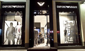 В конце октября 2011 года в Харькове появился бутик Emporio Armani