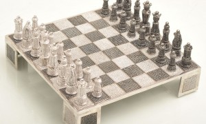 Стиль жизни,Хобби на миллион : Драгоценная шахматная доска от Jewel Cast & Techno и бренд Swarovski