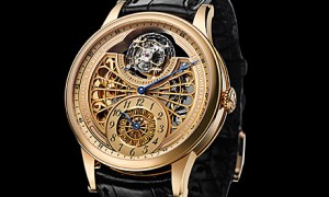 Драгоценности и часы : L.Leroy представил новую модель часов Osmior Skeleton Tourbillon Regulator