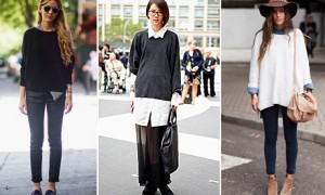 Сезонная мода : Трендовым ансамблем зимы 2012 стал дуэт сорочки и свитера