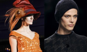 Максимализм и минимализм - модные шляпы зимы 2013