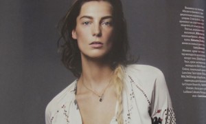 Топ-модель Дарья Вербова в фотосессии Vogue Украина