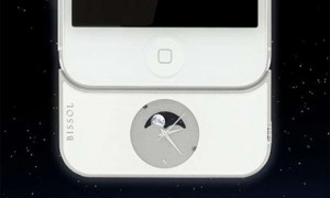 Золотые часы для мобильного телефона модели iPhone 5