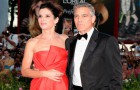 Сандра Буллок и Джордж Клуни на открытии кинофестиваля в Венеции