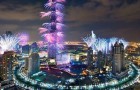 Новогодний фейерверк в Дубае